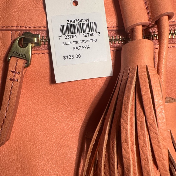 Fossil “Jules Tassel Drawstring” Bag - NWT - Picture 5 of 13